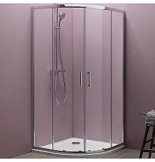 Душевой уголок Kolpa San Eco Quat TKP 80x80 538570 профиль Хром стекло прозрачное