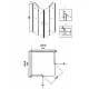 Купить Душевой уголок Niagara Nova 90х90 NG-6613-08 профиль Хром стекло прозрачное в магазине сантехники Santeh-Crystal.ru