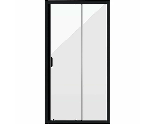 Приобрести Душевая дверь Niagara Nova 90 NG-82-9AB профиль Черный стекло прозрачное в магазине сантехники Santeh-Crystal.ru