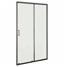 Душевая дверь в нишу Orange E02-120TB 120 профиль Черный стекло прозрачное