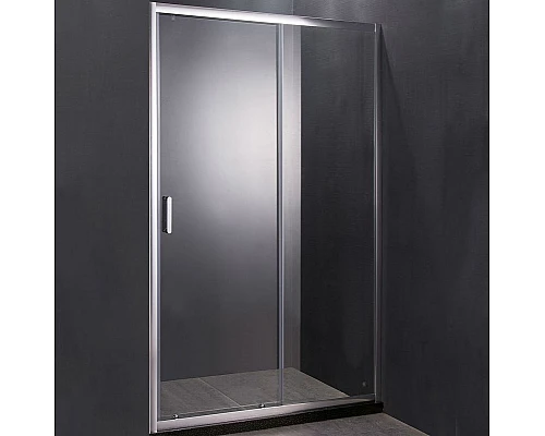 Приобрести Душевая дверь в нишу Orange E02-130TCR 130 профиль Хром стекло прозрачное в магазине сантехники Santeh-Crystal.ru