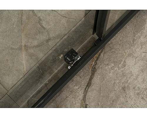 Приобрести Душевой уголок Orange 120x90 E23-12090TB профиль Черный стекло прозрачное в магазине сантехники Santeh-Crystal.ru