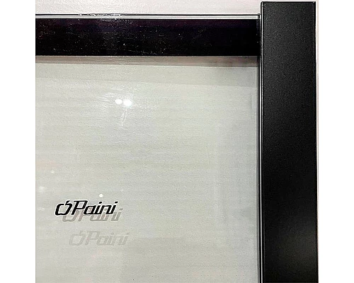 Заказать Душевая перегородка Paini 80 Walk-In 80F профиль Черный матовый стекло прозрачное в магазине сантехники Santeh-Crystal.ru