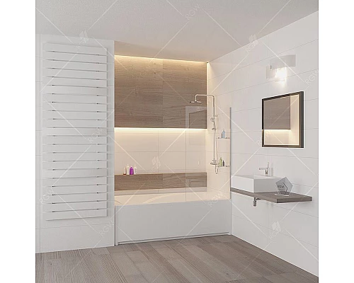 Купить Шторка на ванну RGW Screens SC-53 80x150 профиль Хром стекло прозрачное в магазине сантехники Santeh-Crystal.ru