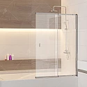 Шторка на ванну RGW Screens SC-40 100x150 профиль Хром стекло прозрачное