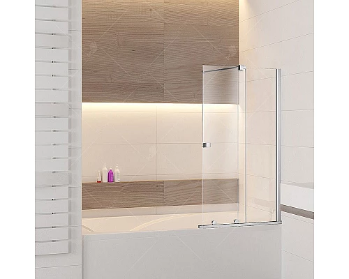 Заказать Шторка на ванну RGW Screens SC-46 120x150 06114612-11 профиль Хром стекло прозрачное в магазине сантехники Santeh-Crystal.ru