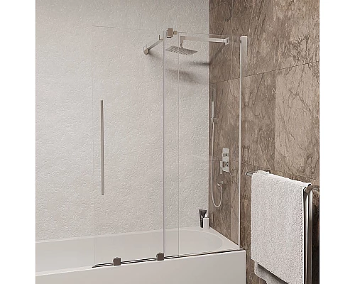 Купить Шторка на ванну RGW Screens SC-47 120x150 41114712-11 профиль Хром стекло прозрачное в магазине сантехники Santeh-Crystal.ru