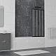 Заказать Шторка на ванну RGW Screens SC-23B 100x150 03112310-14 профиль Черный стекло прозрачное в магазине сантехники Santeh-Crystal.ru