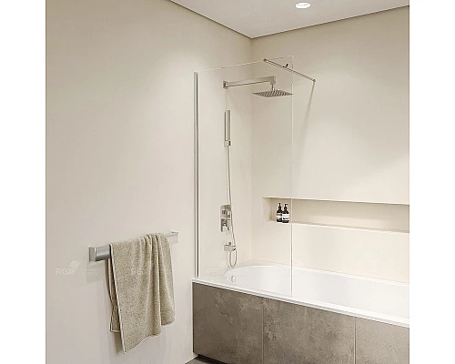 Купить Шторка на ванну RGW Screens SC-050 60x150 351105006-11 профиль Хром стекло прозрачное в магазине сантехники Santeh-Crystal.ru