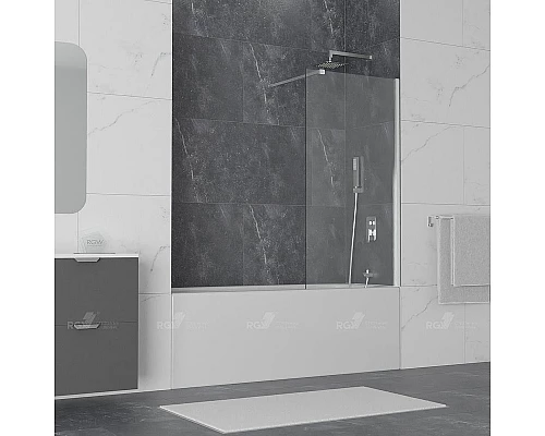 Купить Шторка на ванну RGW Screens SC-052 90x150 35115209-11 профиль Хром стекло прозрачное в магазине сантехники Santeh-Crystal.ru