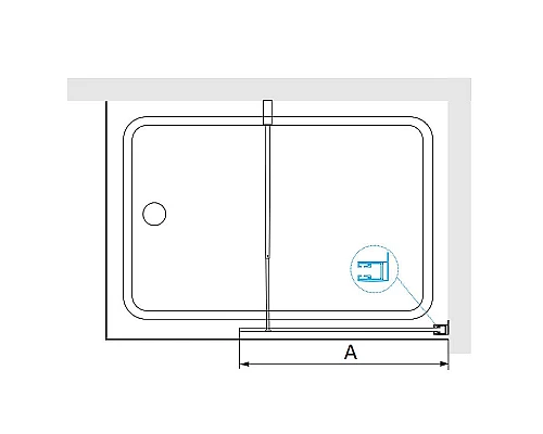 Купить Шторка на ванну RGW Screens SC-051B 90х150 351105109-14 профиль Черный стекло прозрачное в магазине сантехники Santeh-Crystal.ru