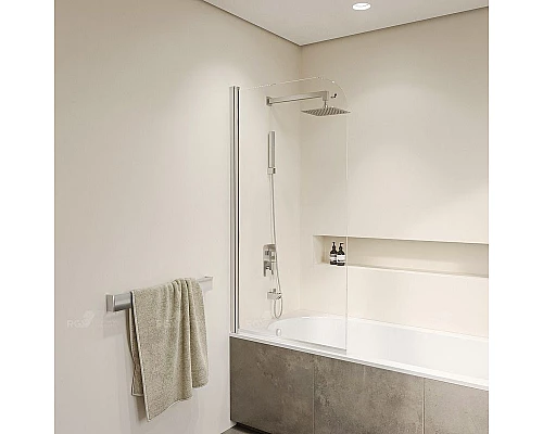 Приобрести Шторка на ванну RGW Screens SC-109 70х150 411110907-11 профиль Хром стекло прозрачное в магазине сантехники Santeh-Crystal.ru