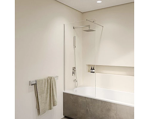 Заказать Шторка на ванну RGW Screens SC-051 90x150 351105109-11 профиль Хром стекло прозрачное в магазине сантехники Santeh-Crystal.ru