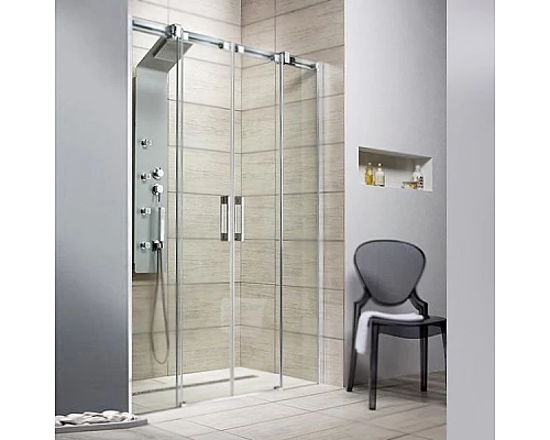 Купить Элемент душевой двери Radaway Espera DWD 160 профиль Хром стекло прозрачное в магазине сантехники Santeh-Crystal.ru