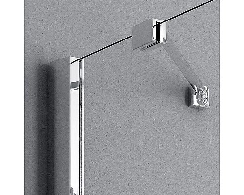 Купить Душевая дверь Radaway Essenza New DWJ 100 R 385014-01-01R профиль Хром стекло прозрачное в магазине сантехники Santeh-Crystal.ru