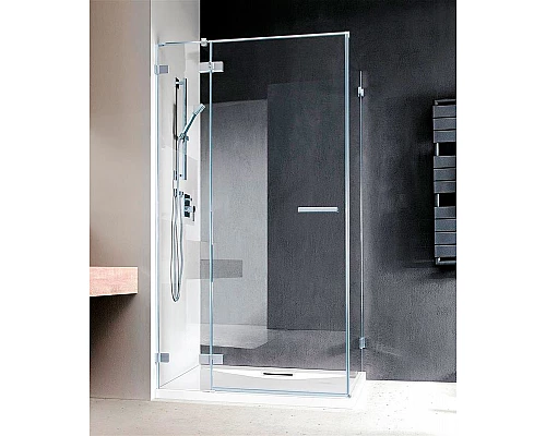 Купить Боковая стенка для душевого уголка Radaway Euphoria S1 100x200 профиль Хром стекло прозрачное в магазине сантехники Santeh-Crystal.ru