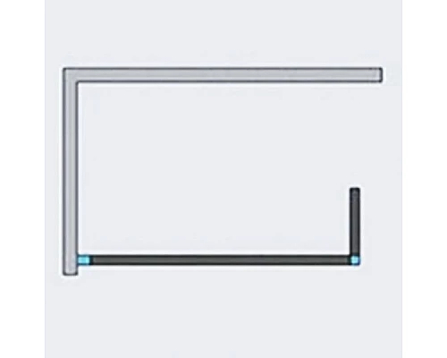 Приобрести Душевая стенка Radaway Euphoria W3 Walk-in 140 фурнитура Хром стекло прозрачное в магазине сантехники Santeh-Crystal.ru