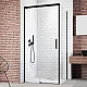 Купить Душевая дверь Radaway Idea Black KDJ 150 L 387045-54-01L профиль Черный стекло прозрачное в магазине сантехники Santeh-Crystal.ru