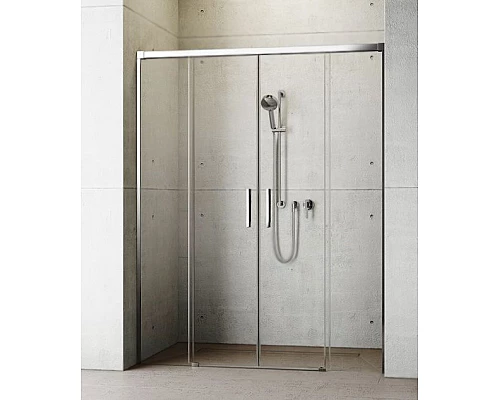 Купить Душевая дверь в нишу Radaway Idea DWD 160x200 профиль Хром стекло прозрачное в магазине сантехники Santeh-Crystal.ru