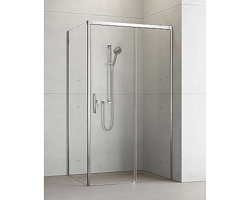 Заказать Душевая стенка Radaway Idea S1 120 L 387054-01-01L профиль Хром стекло прозрачное в магазине сантехники Santeh-Crystal.ru