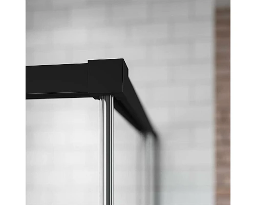 Заказать Душевая дверь Radaway Idea Black KDD 80 L 387061-54-01L профиль Черный стекло прозрачное в магазине сантехники Santeh-Crystal.ru