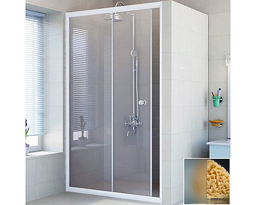 Заказать Душевая дверь в нишу Radomir 110 1-63-1-0-0-1071 профиль Белый стекло матовое в магазине сантехники Santeh-Crystal.ru