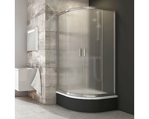 Купить Душевой уголок Ravak Blix BLCP4-90 Sabina 90x90 3B270C40ZG профиль Хром стекло Grape в магазине сантехники Santeh-Crystal.ru