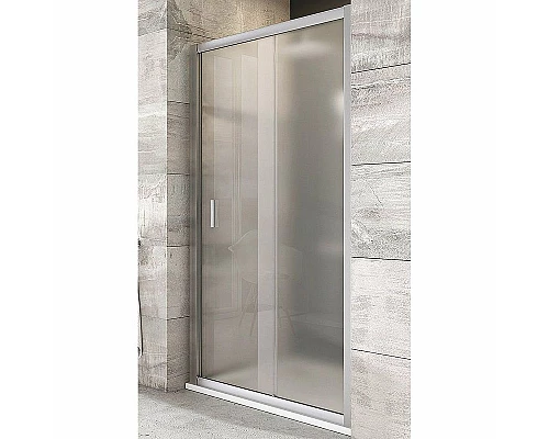 Купить Душевая дверь Ravak Blix BLDP2-100 0PVA0U00ZG профиль Сатин стекло Grape в магазине сантехники Santeh-Crystal.ru