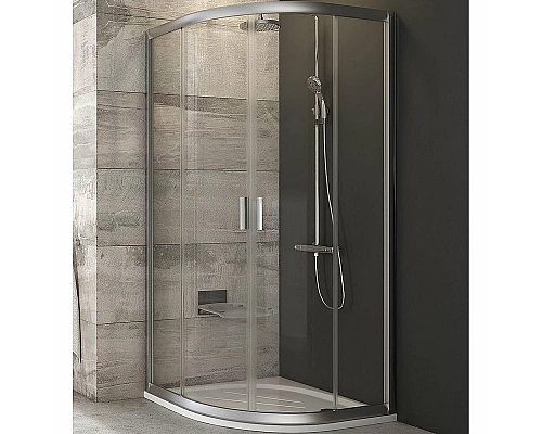 Приобрести Душевой уголок Ravak Blix BLCP4-80 80x80 3B240U00Z1 профиль Сатин стекло Transparent в магазине сантехники Santeh-Crystal.ru
