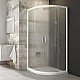 Купить Душевой уголок Ravak Blix BLCP4-90 90x90 3B270100ZG профиль Белый стекло Grape в магазине сантехники Santeh-Crystal.ru