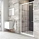 Заказать Душевая дверь Ravak Blix BLDP2-100 0PVA0100Z1 профиль Белый стекло Transparent в магазине сантехники Santeh-Crystal.ru