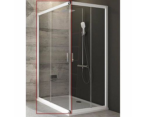 Заказать Душевая дверь Ravak Blix BLRV2К-100 1XVA0100Z1 профиль Белый стекло Transparent в магазине сантехники Santeh-Crystal.ru