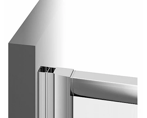 Приобрести Душевая дверь Ravak Blix BLRV2К-100 1XVA0C00ZG профиль Хром стекло Grape в магазине сантехники Santeh-Crystal.ru