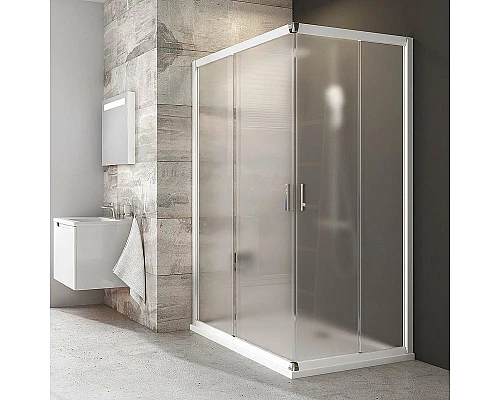 Заказать Душевая дверь Ravak Blix BLRV2К-110 1XVD0100ZG профиль Белый стекло Grape в магазине сантехники Santeh-Crystal.ru