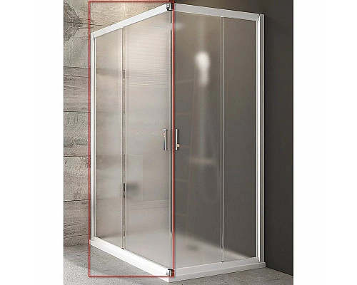 Заказать Душевая дверь Ravak Blix BLRV2К-110 1XVD0100ZG профиль Белый стекло Grape в магазине сантехники Santeh-Crystal.ru