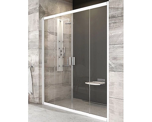 Заказать Душевая дверь Ravak Blix BLDP4 180 0YVY0100Z1 профиль Белый стекло Transparent в магазине сантехники Santeh-Crystal.ru