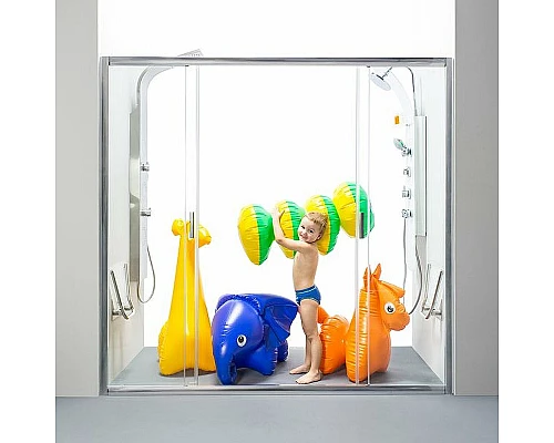 Заказать Душевая дверь Ravak Blix BLDP4-190 0YVL0100Z1 профиль Белый стекло Transparent в магазине сантехники Santeh-Crystal.ru