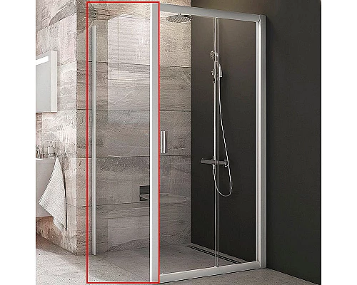 Заказать Душевая стенка Ravak Blix BLPS-90 9BH70100Z1 профиль Белый стекло Transparent в магазине сантехники Santeh-Crystal.ru