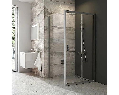 Заказать Душевая стенка Ravak Blix BLPS-90 9BH70U00Z1 профиль Сатин стекло Transparent в магазине сантехники Santeh-Crystal.ru