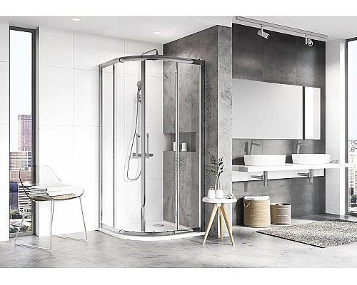 Заказать Душевой уголок Ravak Blix XP2CP4-90 90х90 X3B270C00Z1C профиль Хром стекло Transparent в магазине сантехники Santeh-Crystal.ru