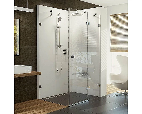 Заказать Душевой уголок Ravak Brilliant BSDPS-80/80 80х80 R 0UP44A00Z1 профиль Хром стекло Transparent в магазине сантехники Santeh-Crystal.ru