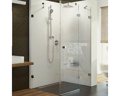 Приобрести Душевой уголок Ravak Brilliant BSDPS-100/80 100х80 R 0UPA4A00Z1 профиль Хром стекло Transparent в магазине сантехники Santeh-Crystal.ru