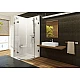 Купить Душевой уголок Ravak Brilliant BSKK3-80 80х80 L 3UL44A00Y1 профиль Хром стекло Transparent в магазине сантехники Santeh-Crystal.ru