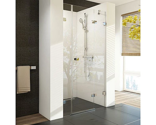 Купить Душевая дверь Ravak Brilliant BSD3-120 R 0UPG0A00Z1 профиль Хром стекло Transparent в магазине сантехники Santeh-Crystal.ru