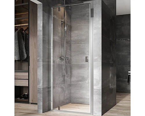 Приобрести Душевая дверь Ravak Nexty NDOP1-80 03O40C00Z1 профиль Хром стекло Transparent в магазине сантехники Santeh-Crystal.ru