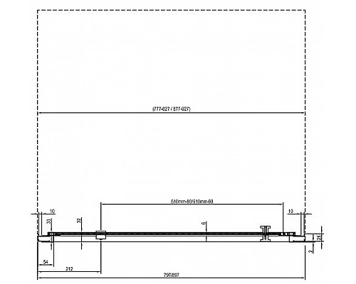 Приобрести Душевая дверь Ravak Nexty NDOP1-90 03O70300Z1 профиль Черный стекло Transparent в магазине сантехники Santeh-Crystal.ru