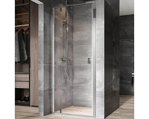 Купить Душевая дверь Ravak Nexty NDOP1-90 03O70C00Z1 профиль Хром стекло Transparent в магазине сантехники Santeh-Crystal.ru