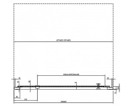 Купить Душевая дверь Ravak Nexty NDOP1-90 03O70C00Z1 профиль Хром стекло Transparent в магазине сантехники Santeh-Crystal.ru