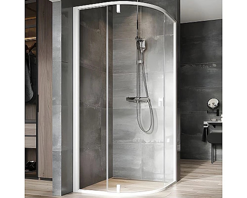 Купить Душевой уголок Ravak Nexty NSKK3-90 90x90 3O677101Z1 профиль Белый стекло Transparent в магазине сантехники Santeh-Crystal.ru