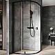 Приобрести Душевой уголок Ravak Nexty NSKK3-100 100x100 3O6AA300Z1 профиль Черный стекло Transparent в магазине сантехники Santeh-Crystal.ru